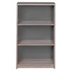 Regency Niche Lux Home 3 Tier Open Shelf Wood Bookcase- Latte NL3SBKLT